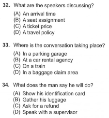 Test 4 - Part 3 - CHAM TOEIC